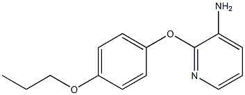 2-(4-propoxyphenoxy)pyridin-3-amine 结构式