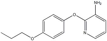 2-(4-propoxyphenoxy)pyridin-3-amine 化学構造式