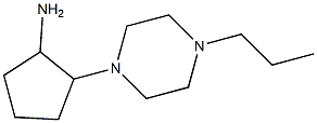 2-(4-propylpiperazin-1-yl)cyclopentanamine 结构式