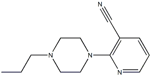 2-(4-propylpiperazin-1-yl)nicotinonitrile 结构式