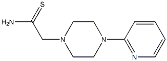 2-(4-pyridin-2-ylpiperazin-1-yl)ethanethioamide Structure