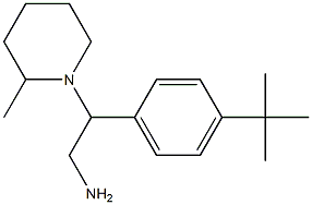 2-(4-tert-butylphenyl)-2-(2-methylpiperidin-1-yl)ethan-1-amine Structure