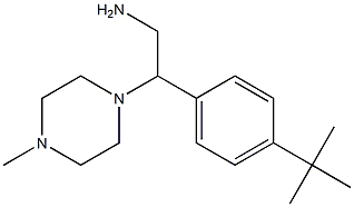 2-(4-tert-butylphenyl)-2-(4-methylpiperazin-1-yl)ethanamine Struktur