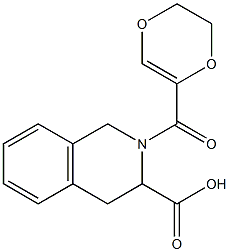 2-(5,6-dihydro-1,4-dioxin-2-ylcarbonyl)-1,2,3,4-tetrahydroisoquinoline-3-carboxylic acid