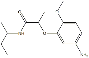 2-(5-amino-2-methoxyphenoxy)-N-(butan-2-yl)propanamide|