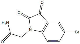 2-(5-bromo-2,3-dioxo-2,3-dihydro-1H-indol-1-yl)acetamide|