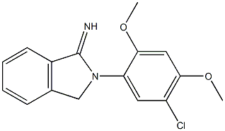 2-(5-chloro-2,4-dimethoxyphenyl)-2,3-dihydro-1H-isoindol-1-imine