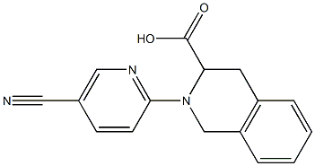 2-(5-cyanopyridin-2-yl)-1,2,3,4-tetrahydroisoquinoline-3-carboxylic acid