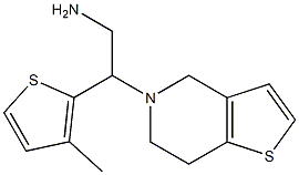 2-(6,7-dihydrothieno[3,2-c]pyridin-5(4H)-yl)-2-(3-methylthien-2-yl)ethanamine Structure