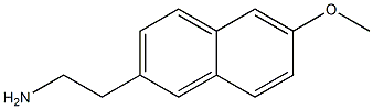 2-(6-methoxynaphthalen-2-yl)ethan-1-amine,,结构式
