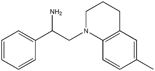 2-(6-methyl-1,2,3,4-tetrahydroquinolin-1-yl)-1-phenylethan-1-amine 化学構造式