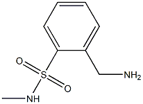 2-(aminomethyl)-N-methylbenzenesulfonamide Structure