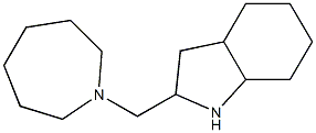 2-(azepan-1-ylmethyl)-octahydro-1H-indole 化学構造式