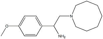 2-(azocan-1-yl)-1-(4-methoxyphenyl)ethan-1-amine Structure