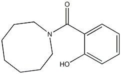 2-(azocan-1-ylcarbonyl)phenol,,结构式