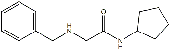 2-(benzylamino)-N-cyclopentylacetamide Struktur