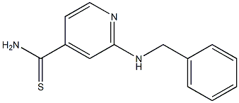 2-(benzylamino)pyridine-4-carbothioamide Struktur