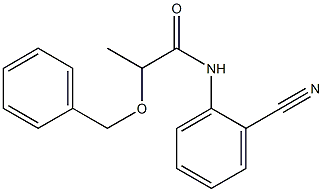 2-(benzyloxy)-N-(2-cyanophenyl)propanamide