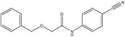  2-(benzyloxy)-N-(4-cyanophenyl)acetamide