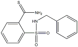 2-(benzylsulfamoyl)benzene-1-carbothioamide Struktur