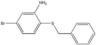 2-(benzylsulfanyl)-5-bromoaniline Structure