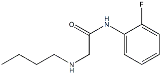 2-(butylamino)-N-(2-fluorophenyl)acetamide Struktur