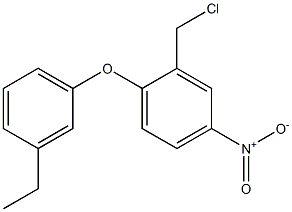  2-(chloromethyl)-1-(3-ethylphenoxy)-4-nitrobenzene