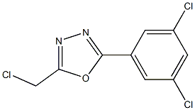 2-(chloromethyl)-5-(3,5-dichlorophenyl)-1,3,4-oxadiazole Structure