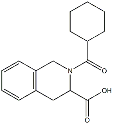2-(cyclohexylcarbonyl)-1,2,3,4-tetrahydroisoquinoline-3-carboxylic acid