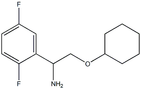 2-(cyclohexyloxy)-1-(2,5-difluorophenyl)ethanamine,,结构式