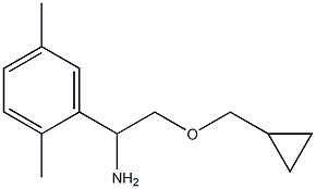 2-(cyclopropylmethoxy)-1-(2,5-dimethylphenyl)ethan-1-amine