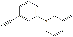 2-(diallylamino)isonicotinonitrile,,结构式