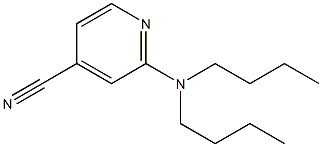 2-(dibutylamino)pyridine-4-carbonitrile,,结构式