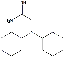 2-(dicyclohexylamino)ethanimidamide Struktur