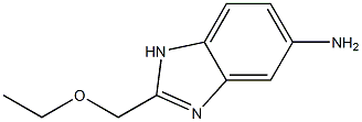 2-(ethoxymethyl)-1H-1,3-benzodiazol-5-amine 化学構造式