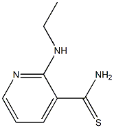 2-(ethylamino)pyridine-3-carbothioamide Struktur