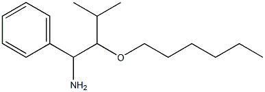  2-(hexyloxy)-3-methyl-1-phenylbutan-1-amine