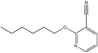 2-(hexyloxy)pyridine-3-carbonitrile 结构式