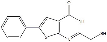  2-(mercaptomethyl)-6-phenylthieno[2,3-d]pyrimidin-4(3H)-one