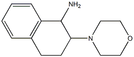 2-(morpholin-4-yl)-1,2,3,4-tetrahydronaphthalen-1-amine 化学構造式