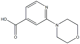 2-(morpholin-4-yl)pyridine-4-carboxylic acid Struktur