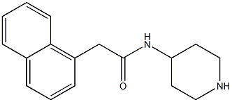 2-(naphthalen-1-yl)-N-(piperidin-4-yl)acetamide Structure