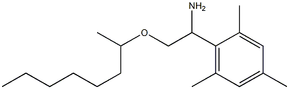 2-(octan-2-yloxy)-1-(2,4,6-trimethylphenyl)ethan-1-amine Structure