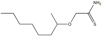 2-(octan-2-yloxy)ethanethioamide Structure