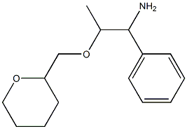 2-(oxan-2-ylmethoxy)-1-phenylpropan-1-amine,,结构式