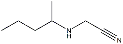 2-(pentan-2-ylamino)acetonitrile Struktur