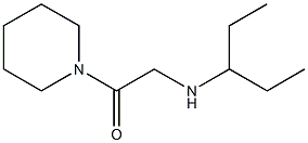2-(pentan-3-ylamino)-1-(piperidin-1-yl)ethan-1-one Structure