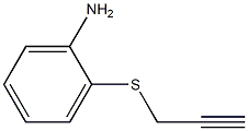 2-(prop-2-ynylthio)aniline 结构式
