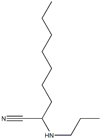 2-(propylamino)nonanenitrile,,结构式