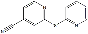  2-(pyridin-2-ylsulfanyl)pyridine-4-carbonitrile